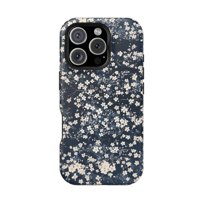 iPhone Case- Cherry Blossom Blue.