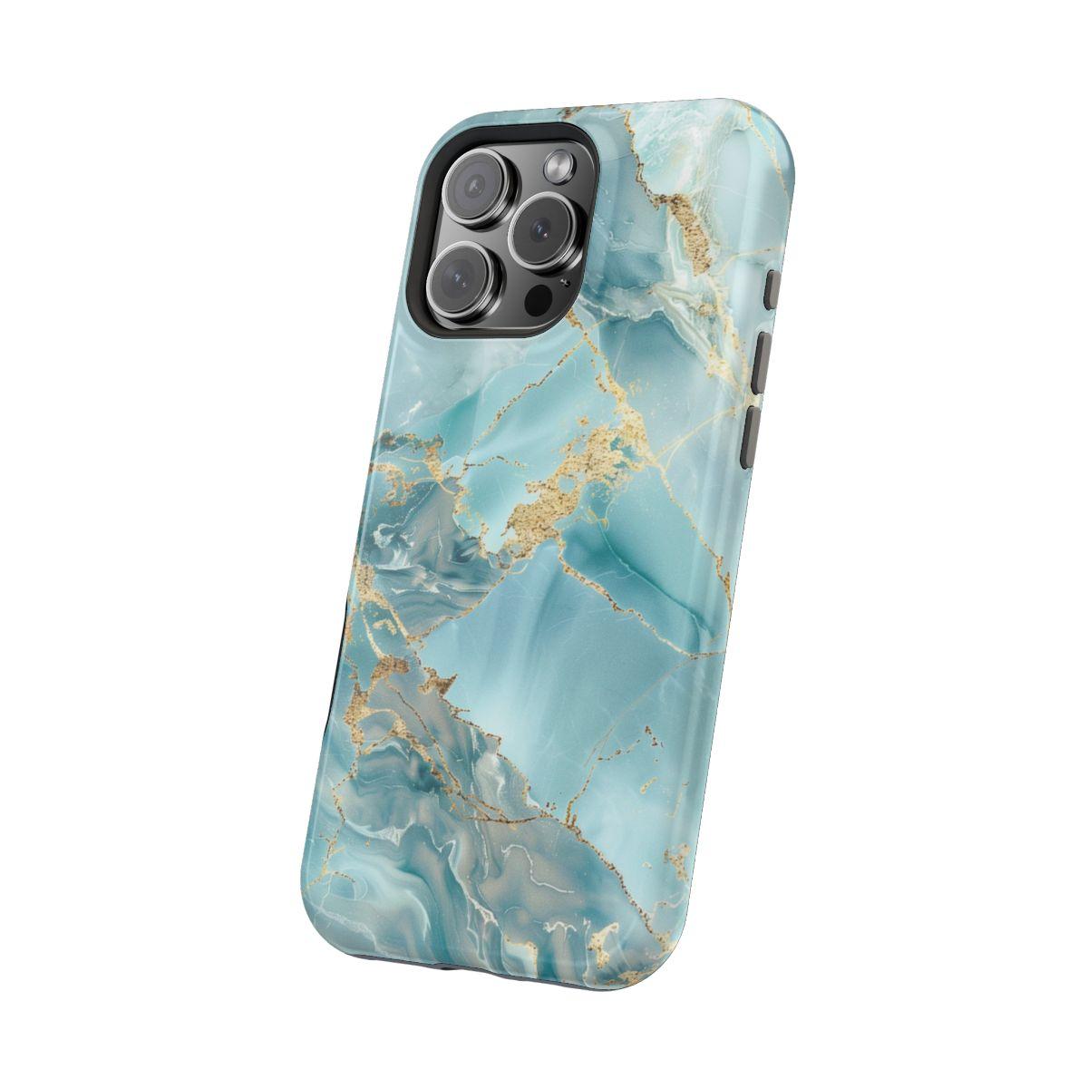 iPhone Case - Gold Grains Marble.