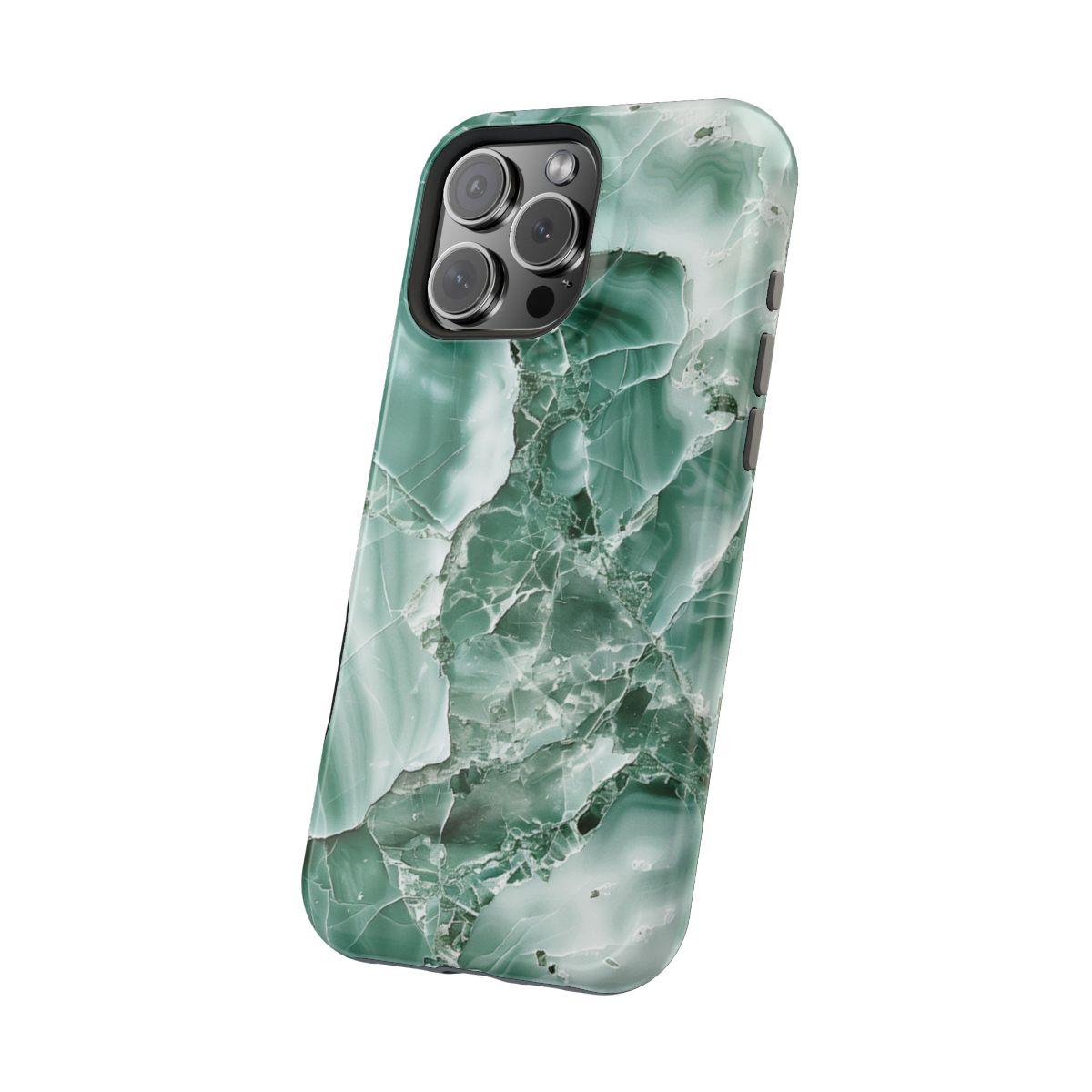 iPhone Case - Greenish Marble.