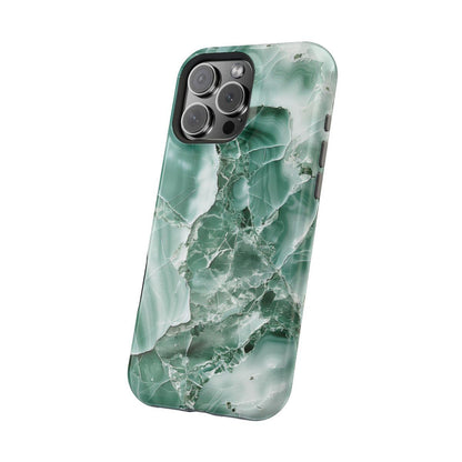 iPhone Case - Greenish Marble.