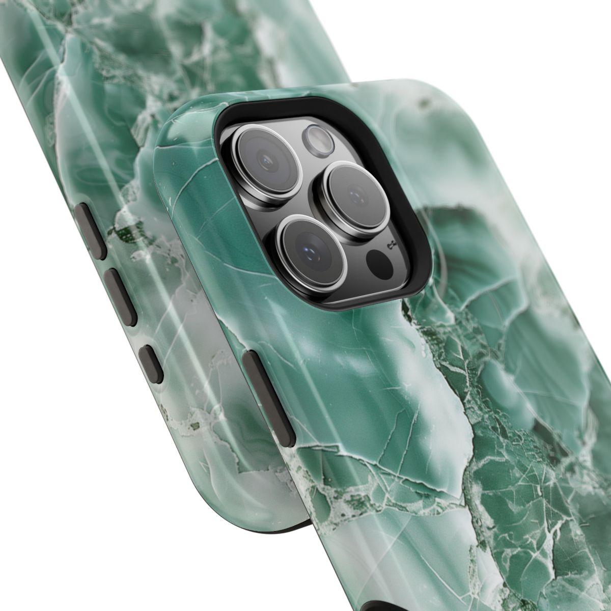 iPhone Case - Greenish Marble.