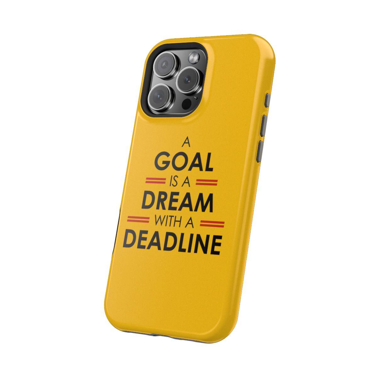 iPhone Case- Goals And Dreams Yellowish.