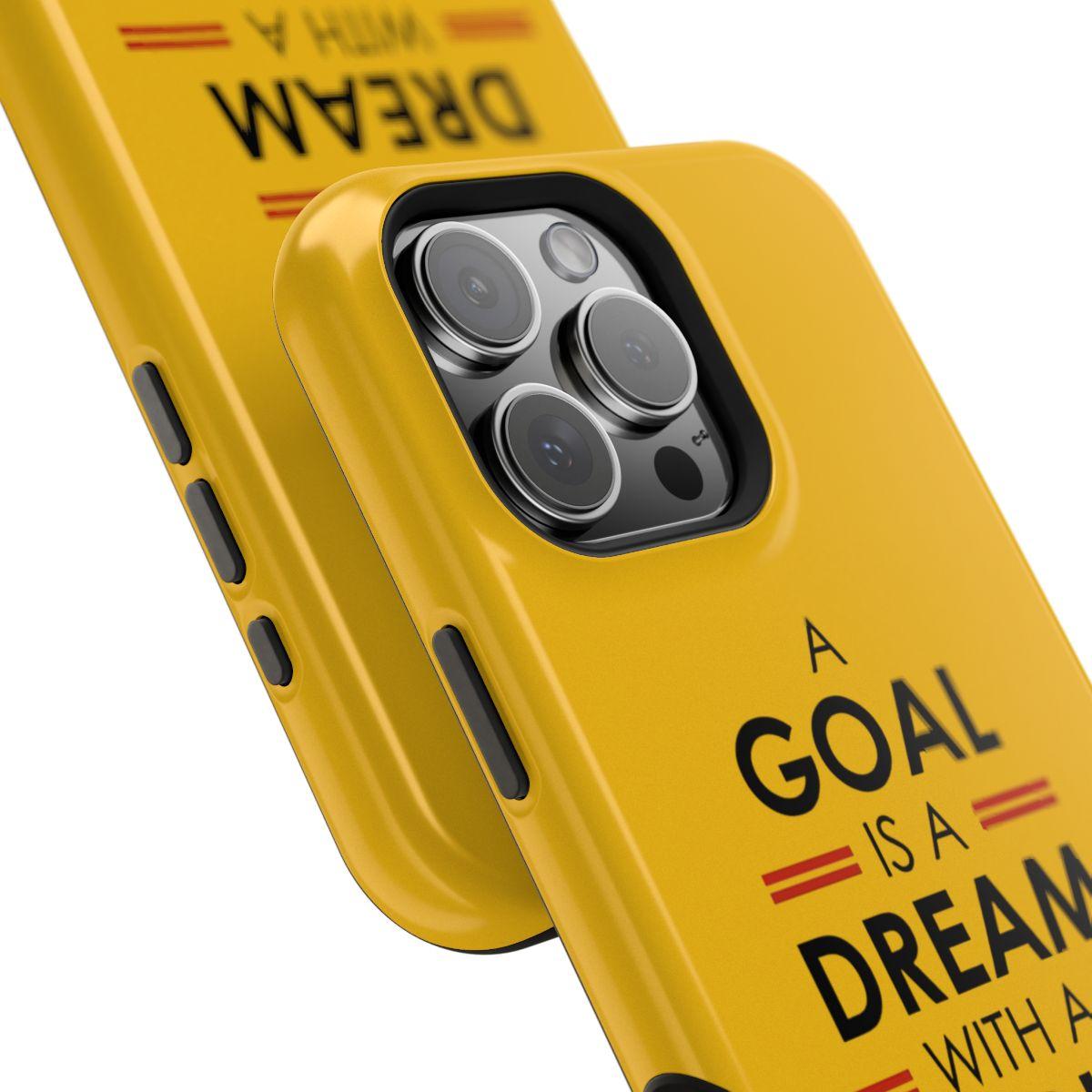 iPhone Case- Goals And Dreams Yellowish.