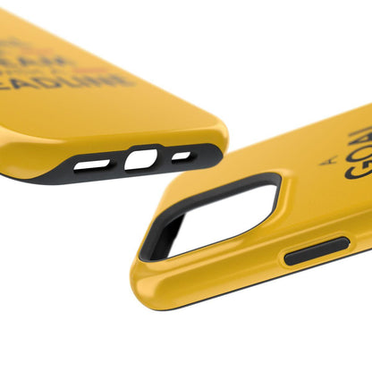 iPhone Case- Goals And Dreams Yellowish.