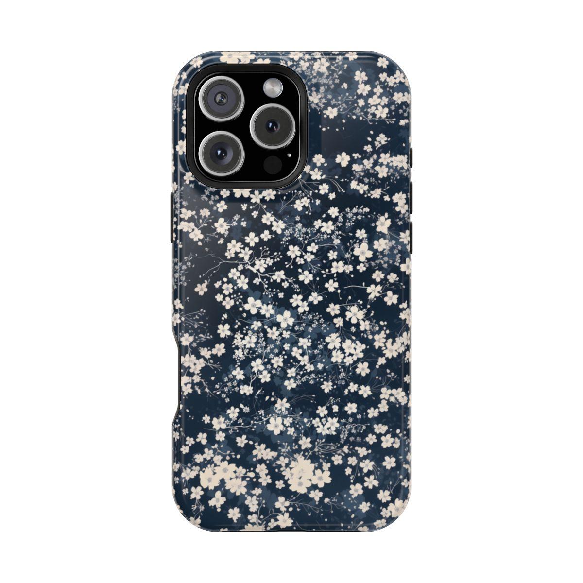 iPhone Case- Cherry Blossom Blue.