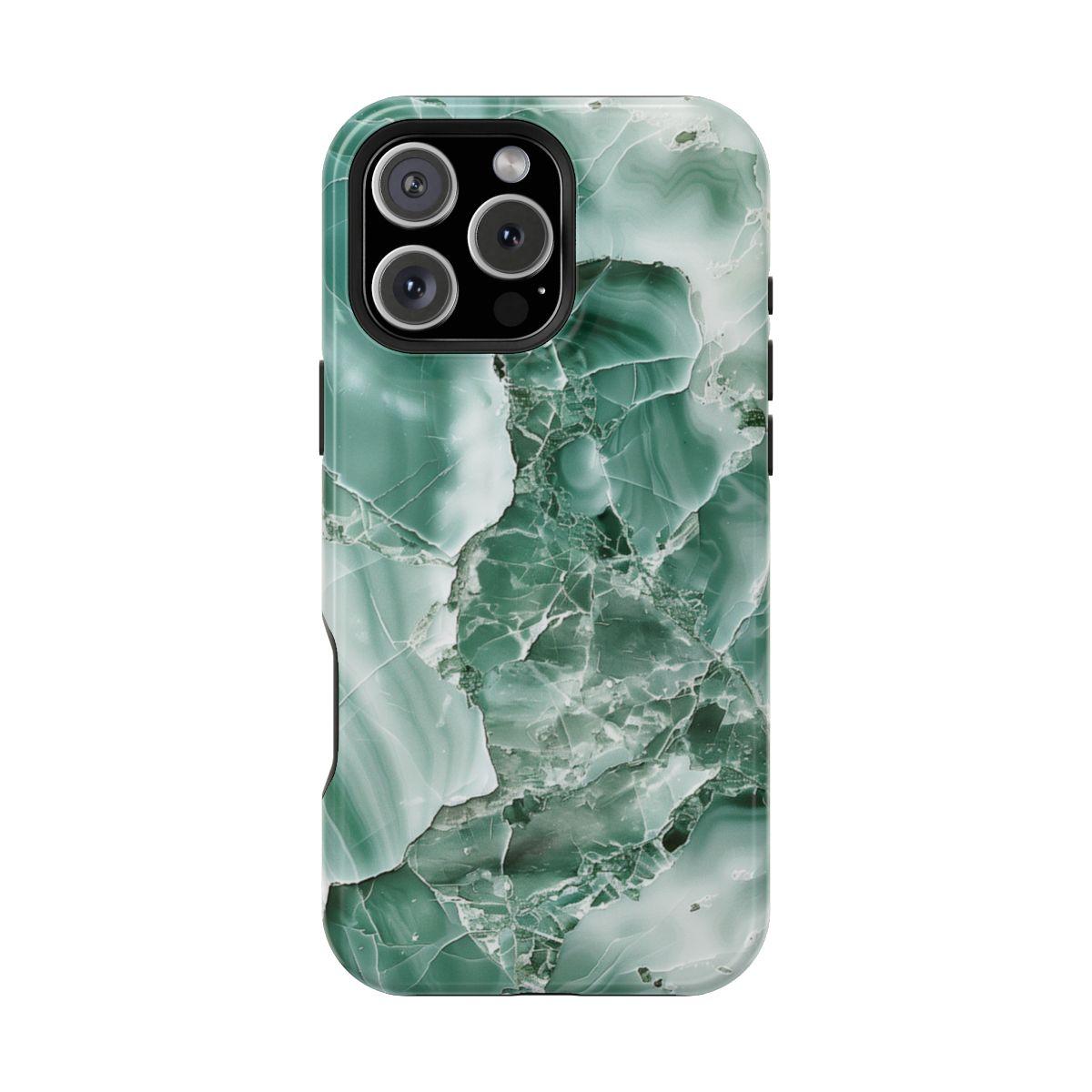 iPhone Case - Greenish Marble.