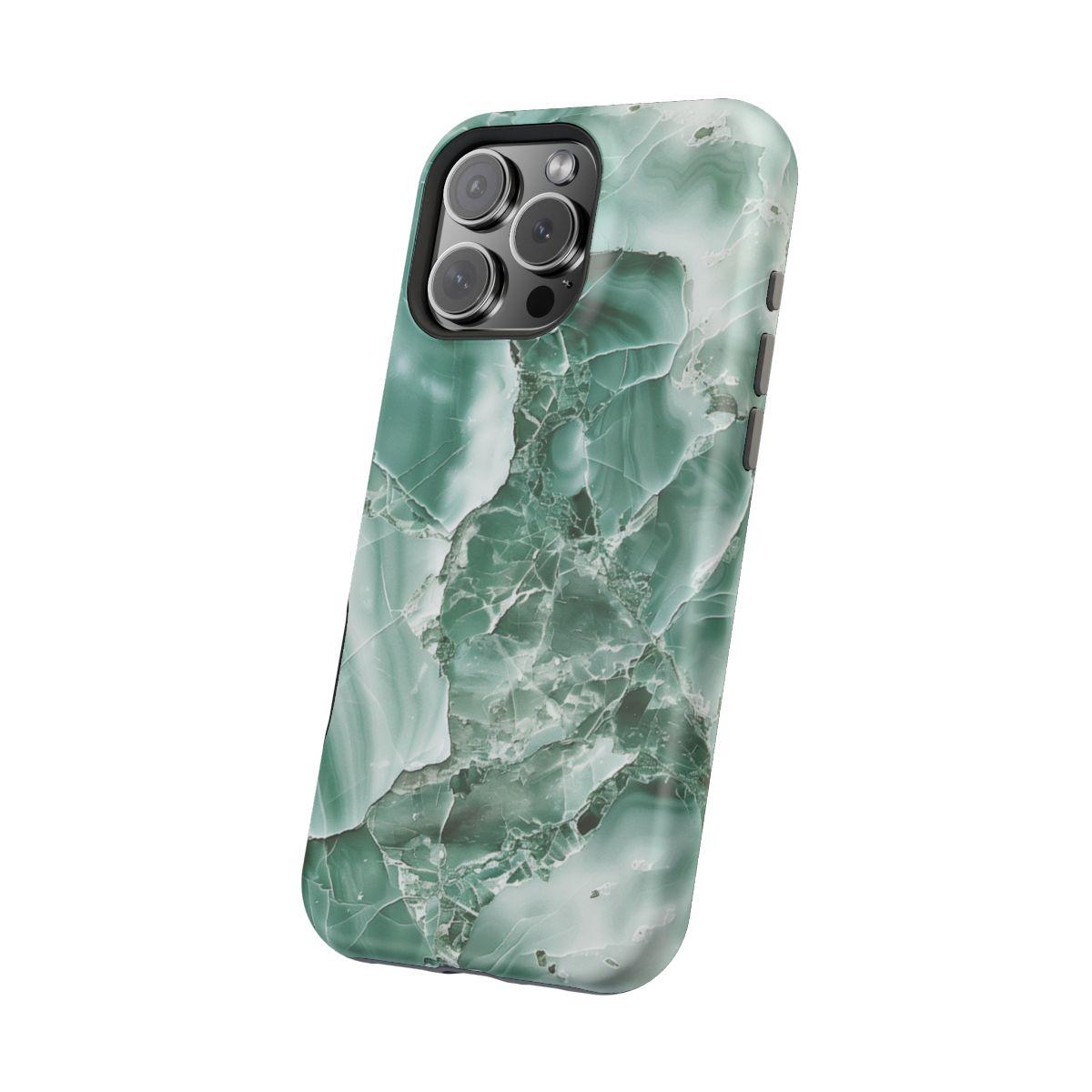 iPhone Case - Greenish Marble.