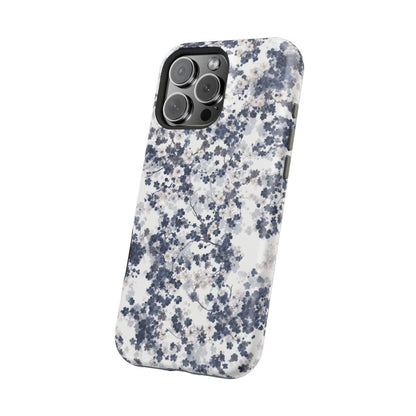 iPhone Case- White Blossom Pattern.