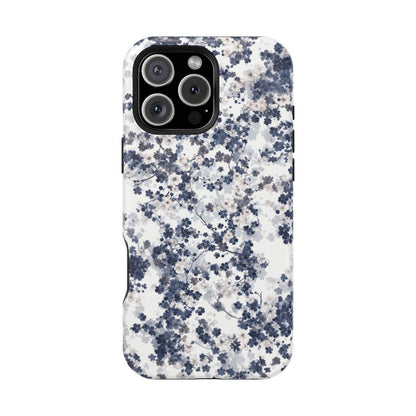 iPhone Case- White Blossom Pattern.