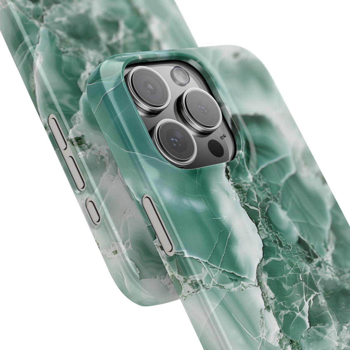 iPhone Case - Greenish Marble