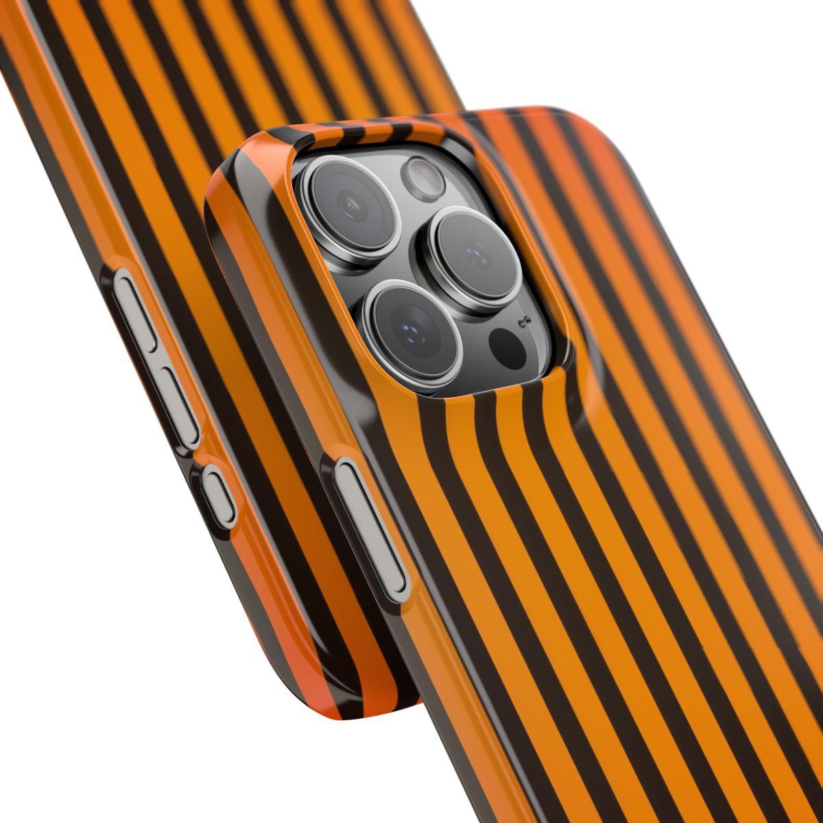 iPhone Case- Subtle Orange Stripes