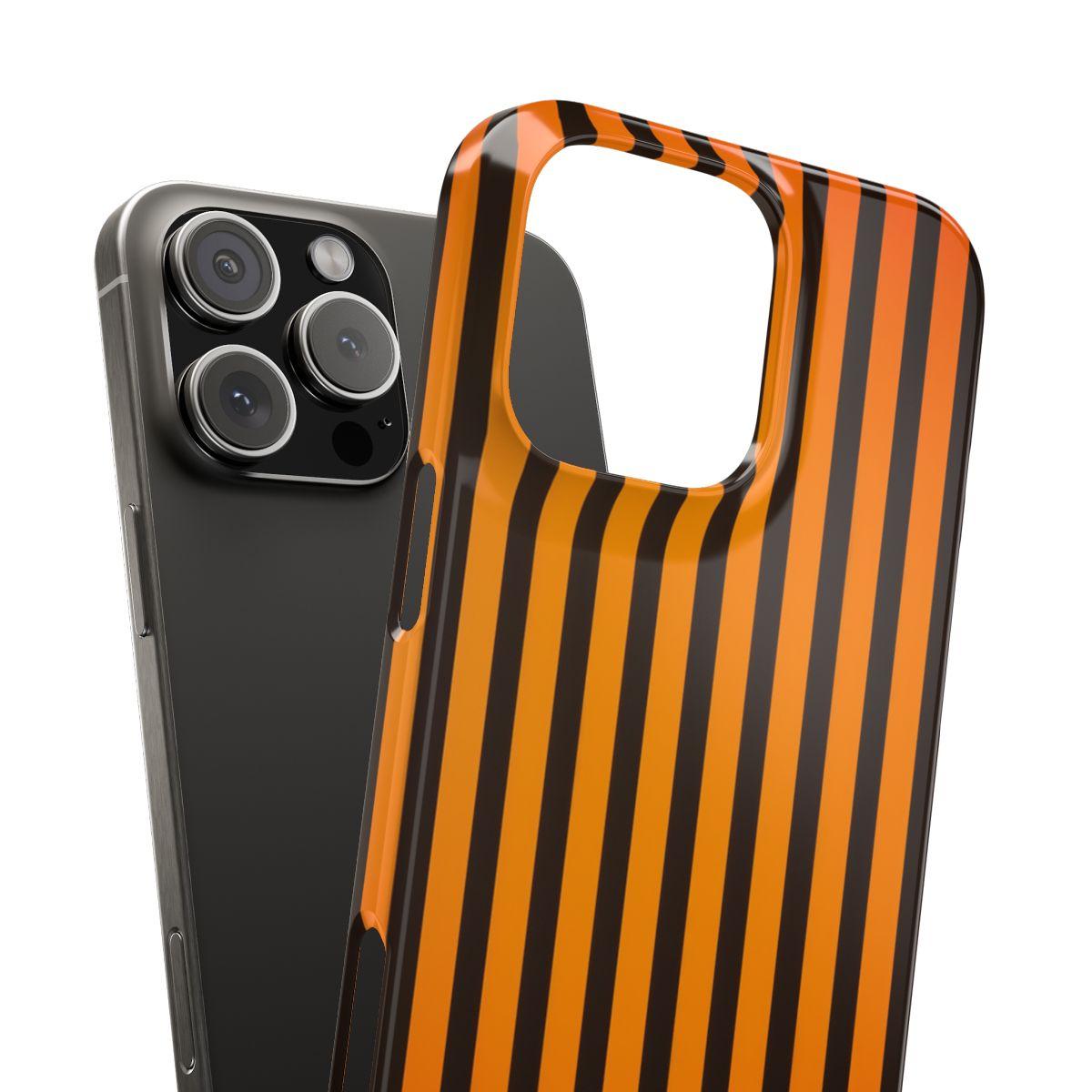 iPhone Case- Subtle Orange Stripes