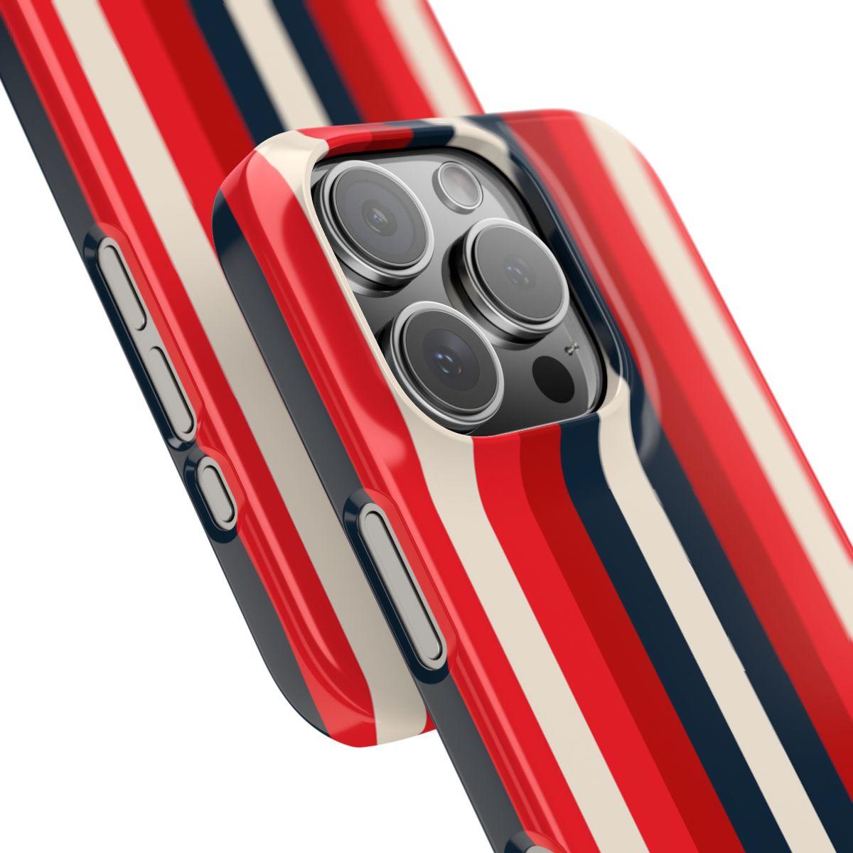 iPhone Case- Bold Red Stripes