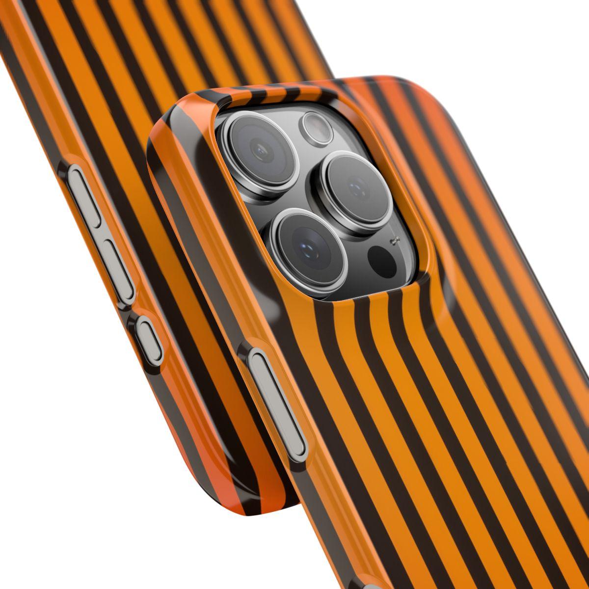 iPhone Case- Subtle Orange Stripes