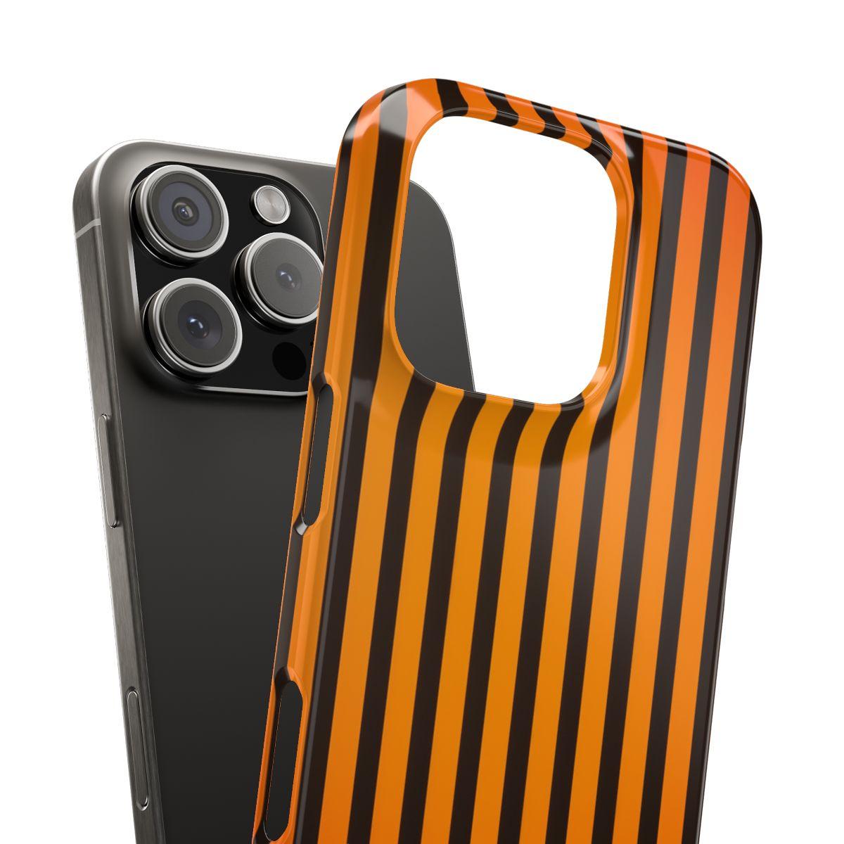 iPhone Case- Subtle Orange Stripes