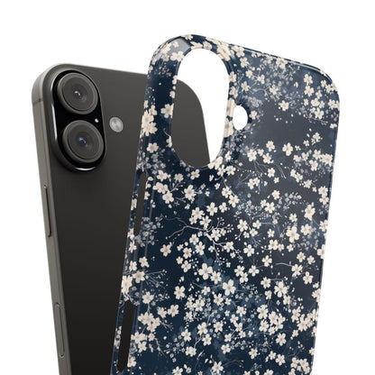 iPhone Case- Cherry Blossom Blue