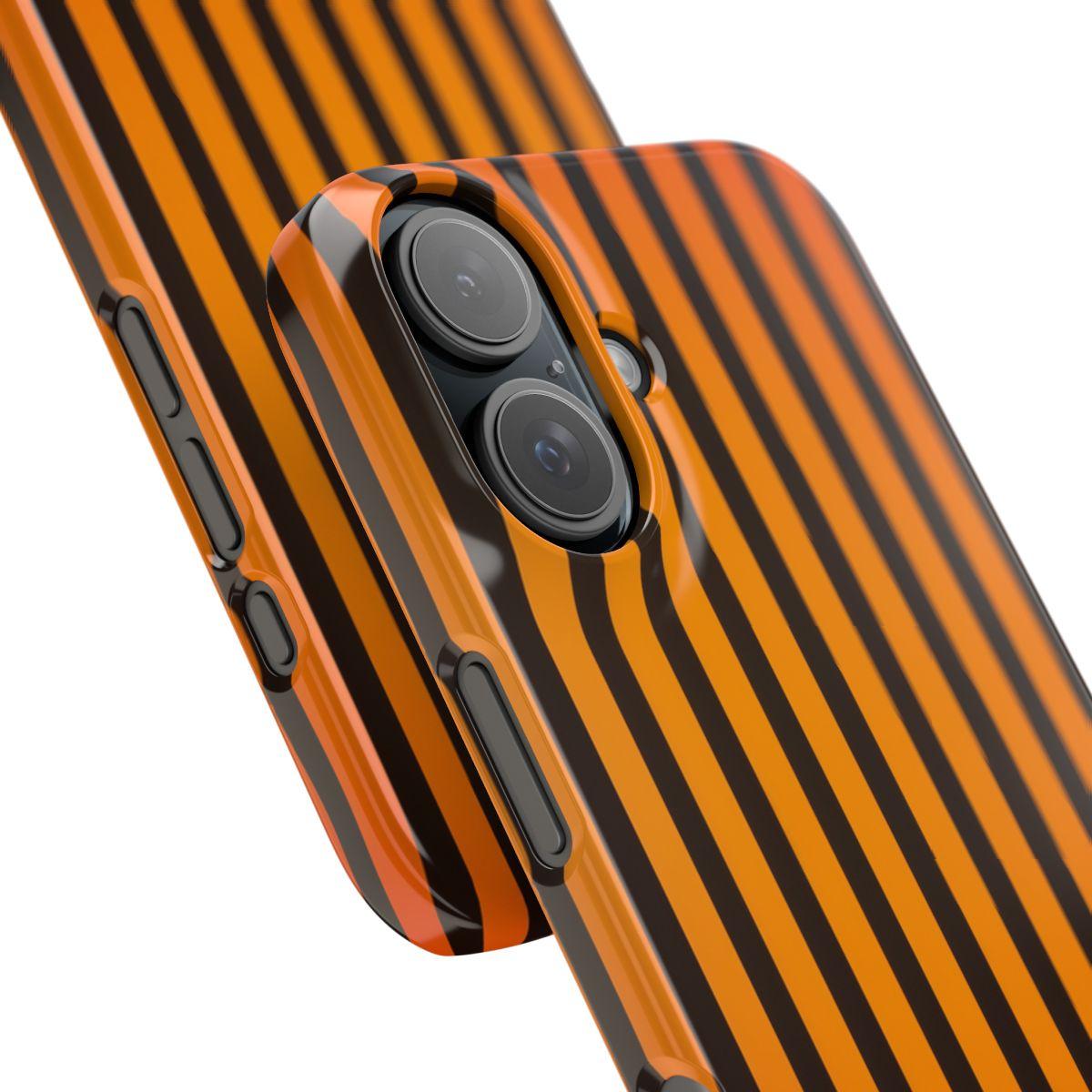 iPhone Case- Subtle Orange Stripes