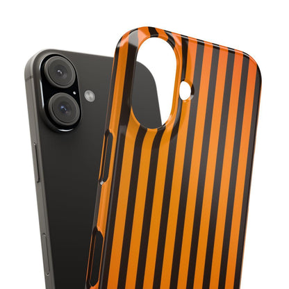 iPhone Case- Subtle Orange Stripes