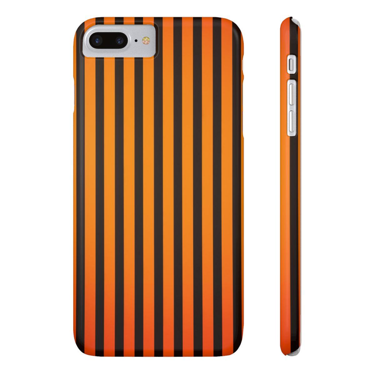 iPhone Case- Subtle Orange Stripes