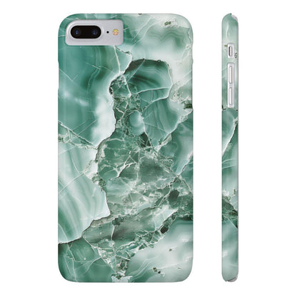 iPhone Case - Greenish Marble