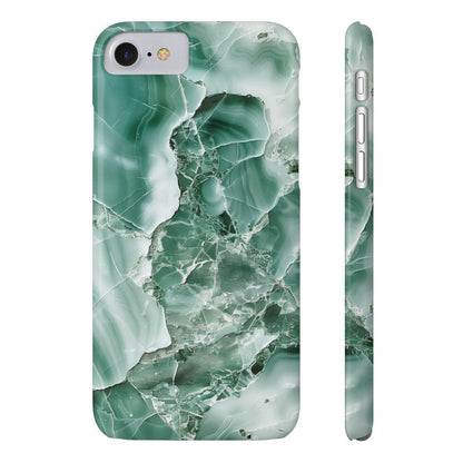 iPhone Case - Greenish Marble