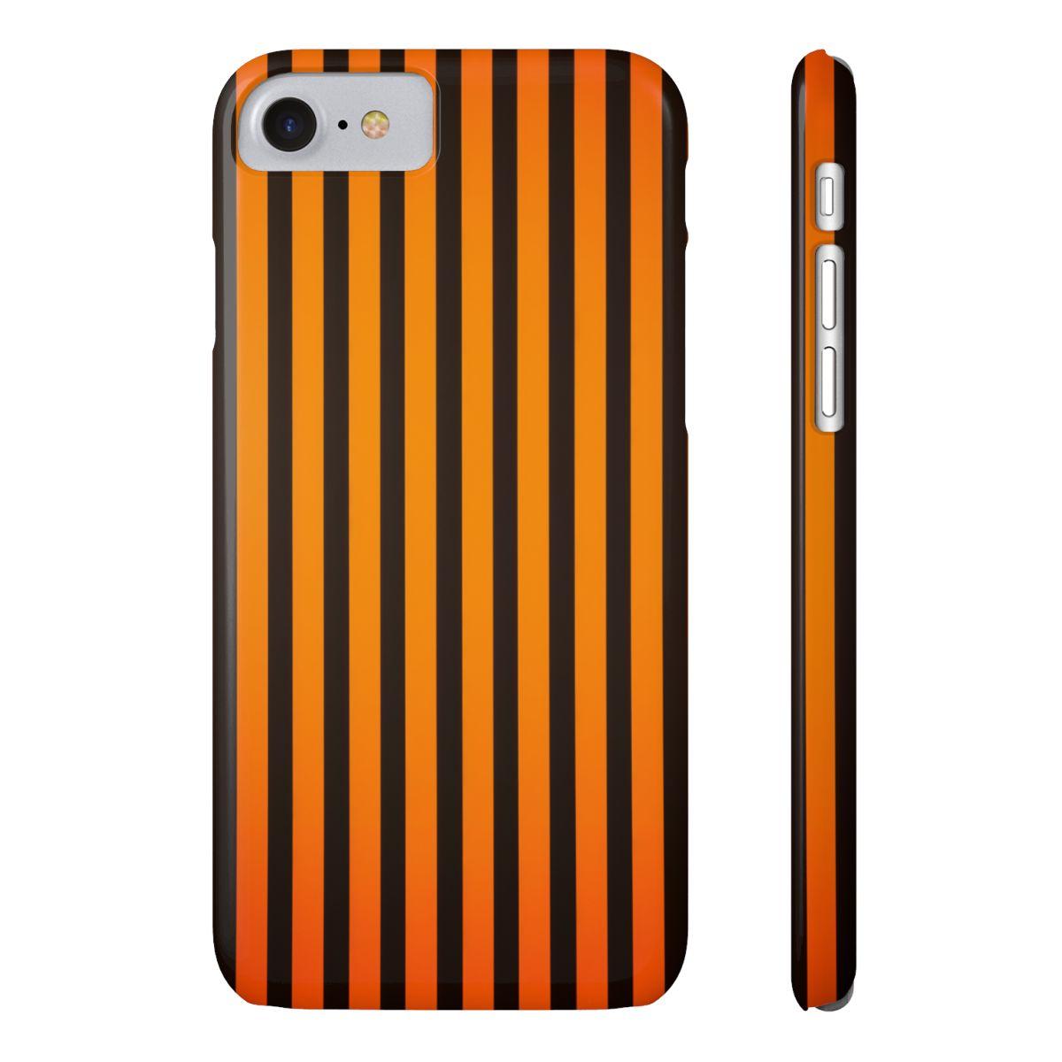 iPhone Case- Subtle Orange Stripes