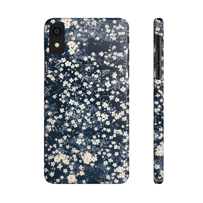 iPhone Case- Cherry Blossom Blue