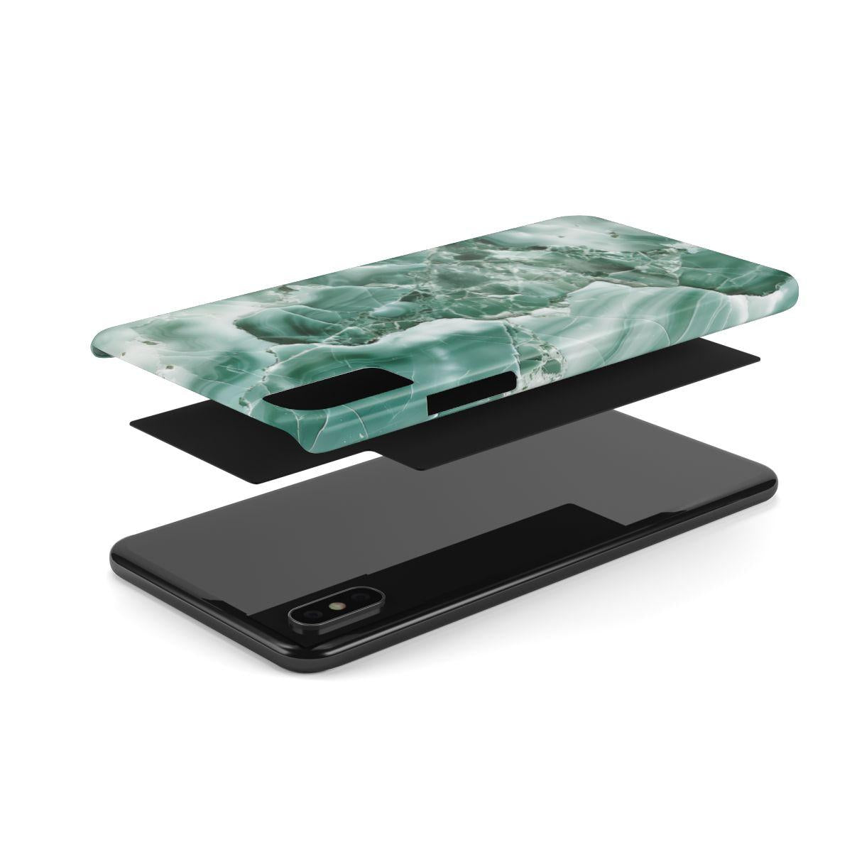 iPhone Case - Greenish Marble