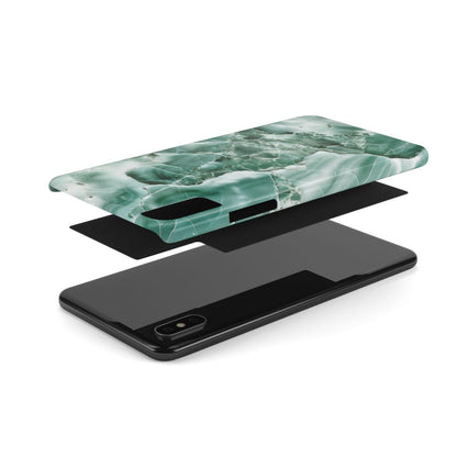 iPhone Case - Greenish Marble