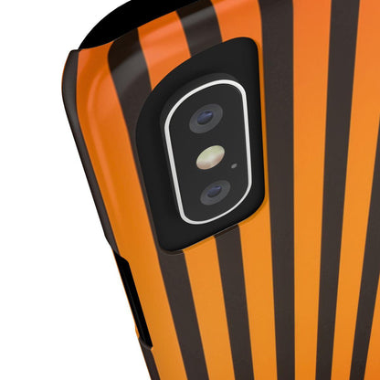 iPhone Case- Subtle Orange Stripes