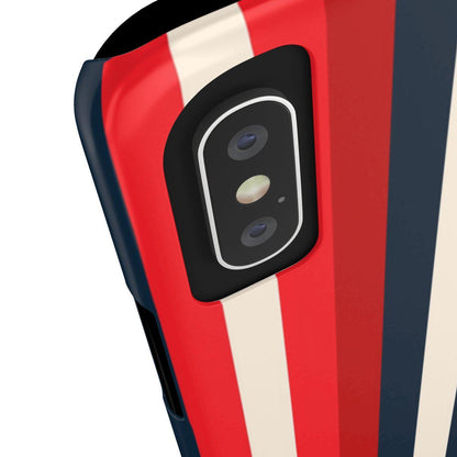 iPhone Case- Bold Red Stripes