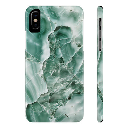 iPhone Case - Greenish Marble