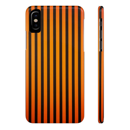 iPhone Case- Subtle Orange Stripes