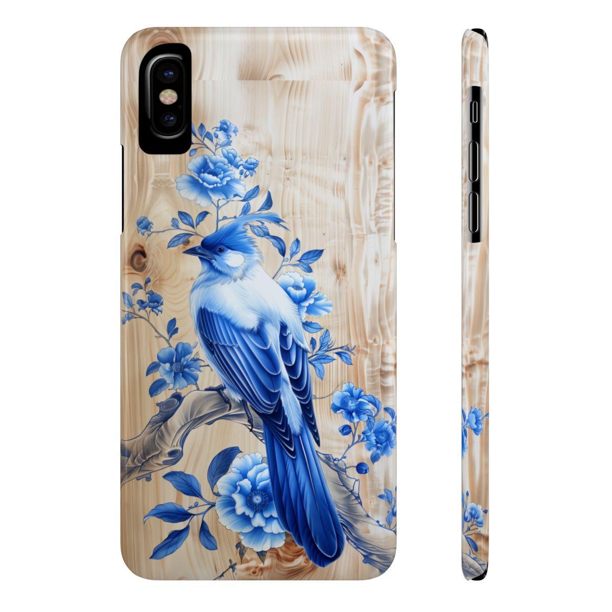 iPhone Case- Blue Sparrow